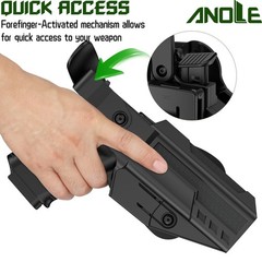 Level Ⅱ/Ⅲ Optic Cut Holster OWB for Glock 17 19 19x 44 45 Gen 1-5, G