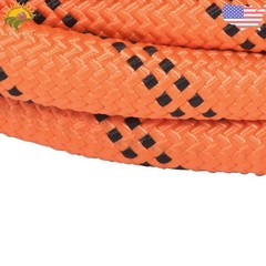 1/2in × 220ft Double Braided Polyester Rope Breaking Strength 8400Pounds Orange