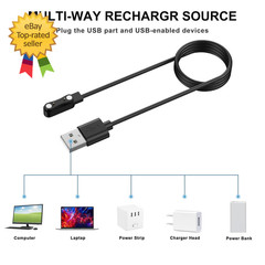 2 Pack for Raycon Bone Conduction Headphones Charger Magnetic USB Charging Cable