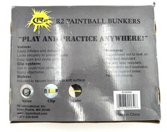 R2 Paintball Bunker 6ft Tall Series Egg Shaped Inflatable Nerf Laser Tag – NEW
