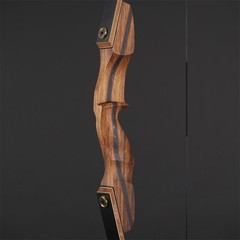 25-60lbs Archery Takedown Recurve Bow Wooden Riser Hunting Arrows Adult Shooting