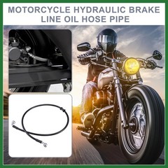 80cm AN3 M10 Car Hydraulic Brake Line Oil Hose Pipe Fitting 28° 90° Stainless…