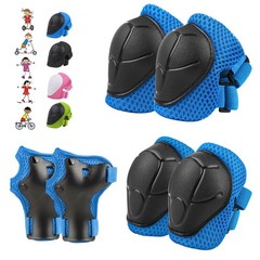 6PCS Kids Protective Gear Set, Knee Pads for Kids 3-10 Years Old, Toddler Elb…