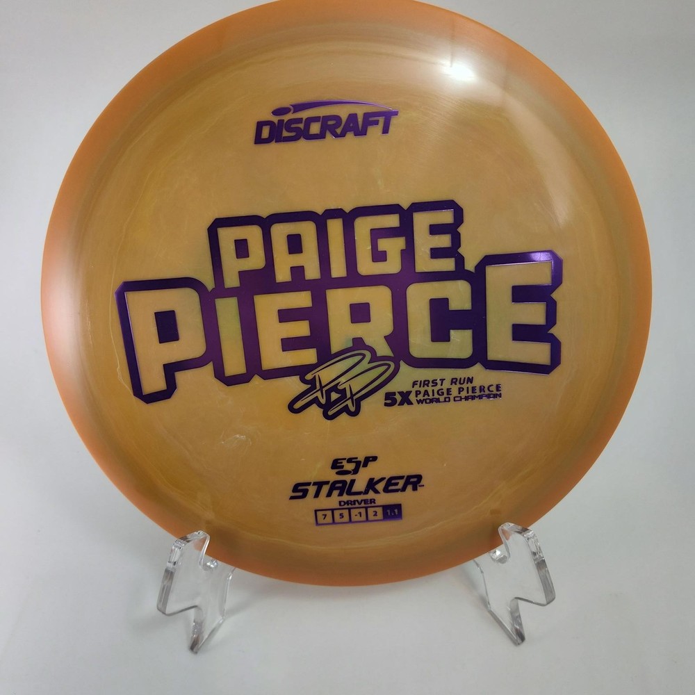 Discraft Stalker – Pierce First Run 5x Orange Purple Foil 175-176 – Paige Pierce