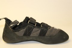 Evolv Defy VTR eco-TRAX Biginner Rock Climbing Mens Size 9 9.5 Black Strap Shoes