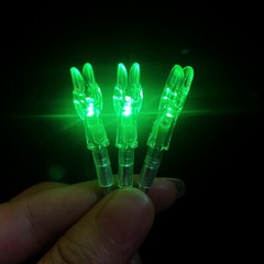 6/12pcs Archery Glowing LED Nocks ID5.2mm for Crossbow Arrows Tails Hunting Tool