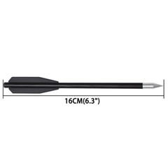 60pcs Crossbow Bolts 6.3″ Targeting Arrows Pistol Mini Crossbow 50-80lbs Black