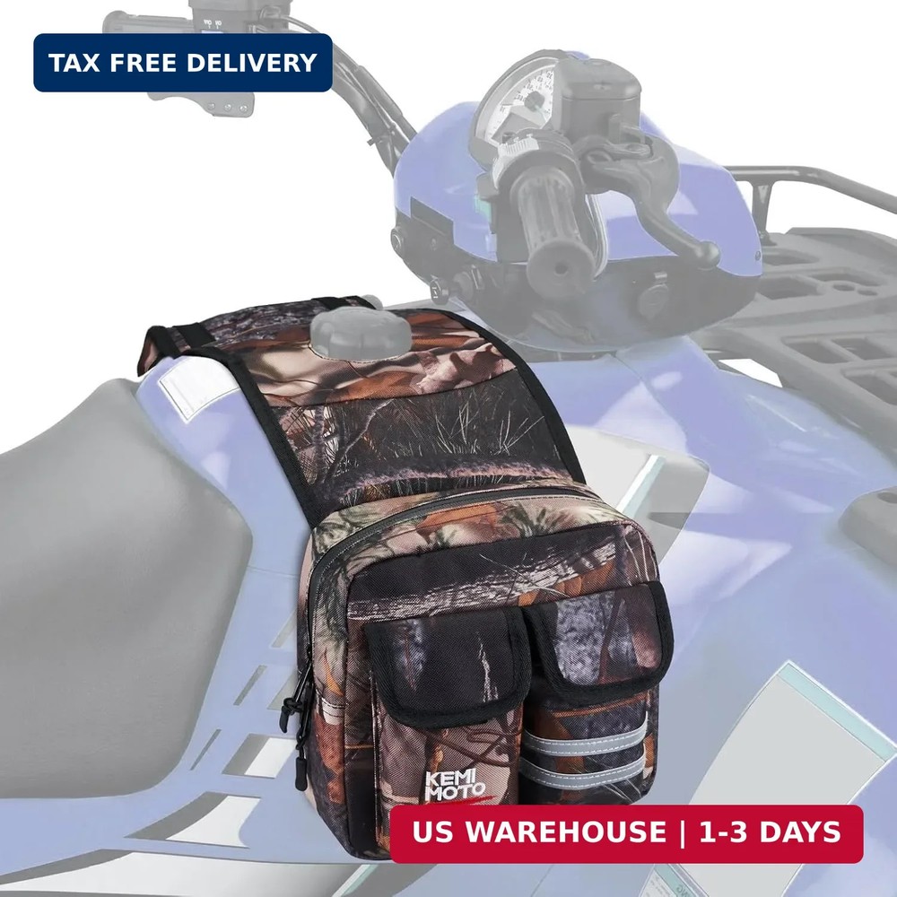 KEMIMOTO ATV Tank Bag Water-resistant Cooler All Terrain Vehicles Accessories Mo