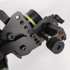 HHA Sports Single Pin Adjustable Bow Sight Black Archery Hunting