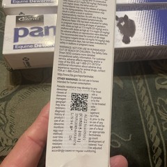 Panacur Equine Horse Dewormer 25 gram Paste 10% PACK OF 3