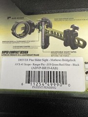 Axcel Driver Plus Sight Bridgelock AVX-41 Scope Ranger .019 Double Pin RH New