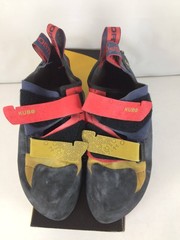Excellent La Sportiva Kubo Men’s Climbing Shoes, Savana/Mountain Red, M44