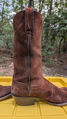 🚨Lucchese Kemo Sabe Handmade Brown Suede Cowboy Boots Men’s US 12 GD9323