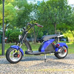 Citycoco 18 Inch Fat tire Electric Scooter 4000W Motor Max Speed 75 KM/H Black
