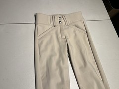Kismet Breeches Girls 10 11 Years Tan Trophy Hunter Knee Riding Pants 23×26.5