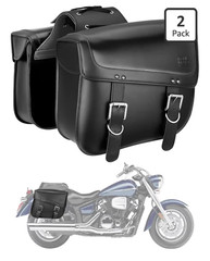 Motorcycle Saddlebags 30L Large Capacity Pu Leather Luggage Bag for Sportster…