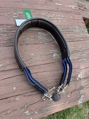 46” Dover Saddlery Indulge Brown Padded Leather Girth
