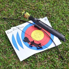 36.5″ Archery Bow and Arrow Set Compound Kit Hunting Shooting Target for Kids