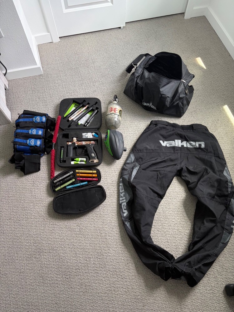 PAINTBALL GEAR LOT 170R PLANET ECLIPSE MARKER