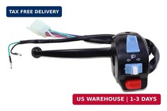 1 Sets 12V Control Switch Horn Turn Signal Waterproof Scooter Left and Right Han