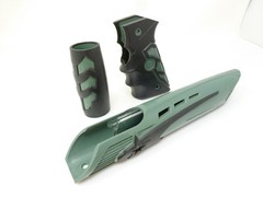 SMART PARTS ION MAXXED BODY KIT w/ REGULATOR SLEEVE COVER & GRIPS OD GREEN BLACK