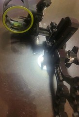CBE Tactic Right Hand 1-Pin Fixed Compound Bow Sight Black/Green