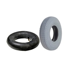 2.80/2.50-4 (9″x3″) Mobility Tire & Inner Tube with Power Edge Sawtooth Tread