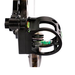 5 Pin Compound Bow Sight 0.019″ Optical Fiber Adjustable Archery RH LH Hunting