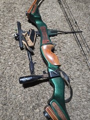 Vtg Martin M-44 Firecat Compound Bow Package 45-60#