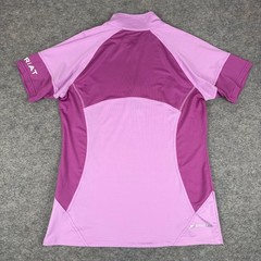 Ariat Tek Cambia Jersey 1/4 Zip Polyester Stretch Pink Womens Medium M *