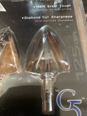 G5 Montec 2 Pack Broadheads 100% steel 100 Grain 1- 125grain