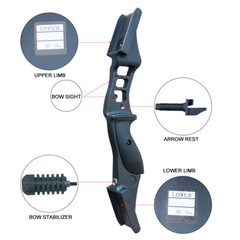 30-50lb 52» Hunting Recurve Bow Takedown Bow Kit Adult Archery Set Right Hand