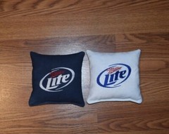 8 Cornhole Bags Plus a Carrying Bag! Miller Lite! Whole Corn or Pellets