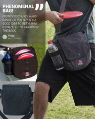 Disc Golf Bag | Frisbee Golf Bag | Easy to Carry | Lightweight Fits up to 10 Dis