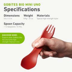 humangear GoBites Bio Uno Mini Uno, Light Blue/Light Green/Black