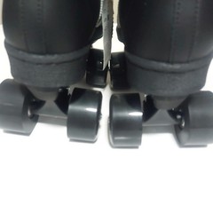 adidas Womens Sz 4.5 Superstar 82 Skate Leather Roller Skates Black White JI3535