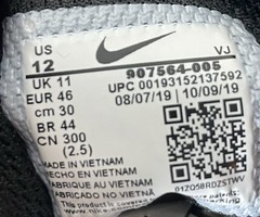 Nike Mens Size 12 Zoom Rival S 9907564-005 White Black Running Track Sneakers
