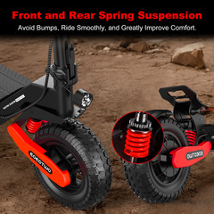 EOEOTWO GT06 Electric Scooter for Adults 30MPH Off-road Foldable E scooter