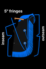 Rodeo Bull Riding Chaps Western Cowboy Rodeo Gear – Custom Design