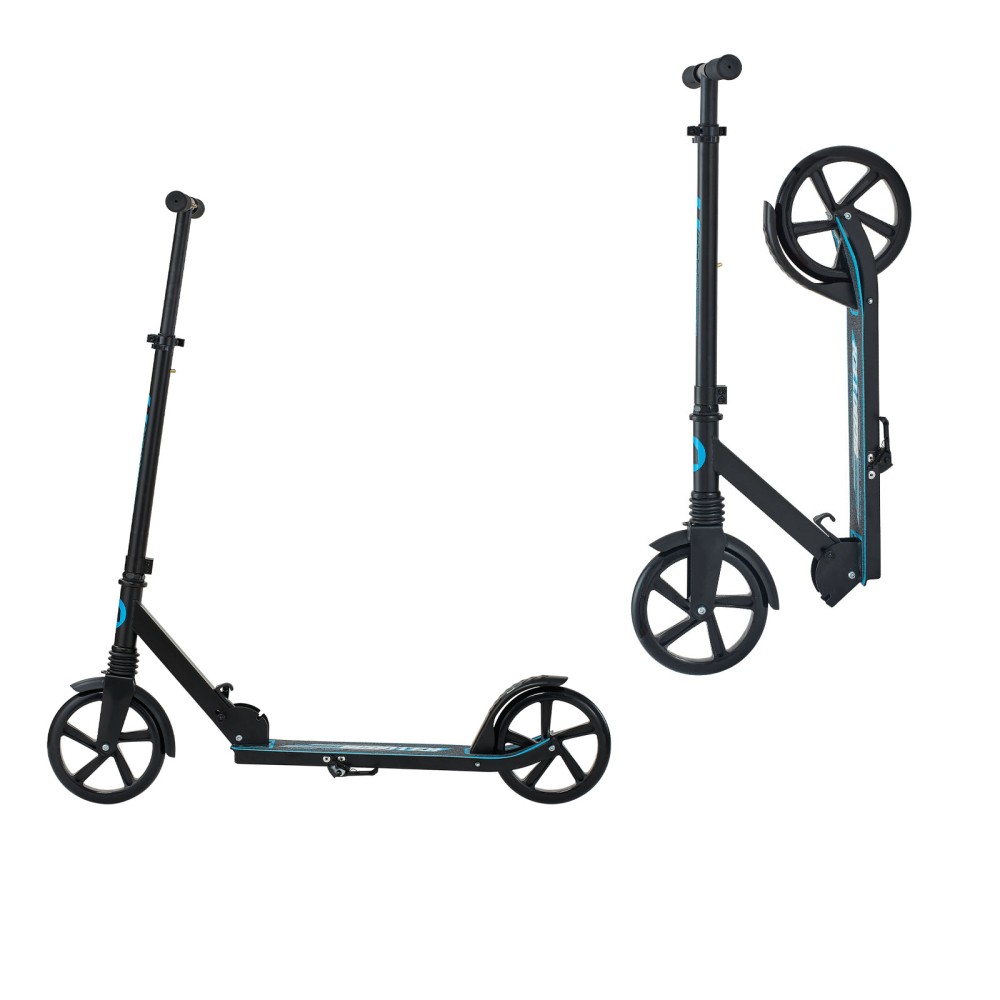 Adjustable Foldable 2-Wheel Kick Scooter for Kids Teens Adults, 220lbs Capacity