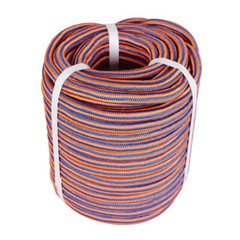 1/2″ 100/150FT 12 Strand Braided Rope Tensile Strength 8000 Pounds Blue&Orange