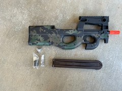 EMG KRYTAC FN Herstal P90 Airsoft AEG Training Rifle w/ Custom Cerakote BLK CAMO