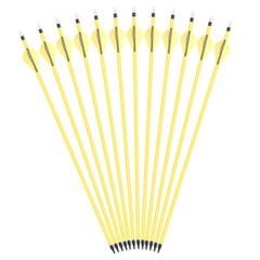 30inch Archery Carbon Arrows Spine 500 OD7.8MM Hunting for Compound Recurve Bow