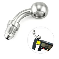 3AN Male to 10.2mm 3/8″ Banjo 45 Degree Stainless Steel Brake 45 Deg-3AN ID10.2