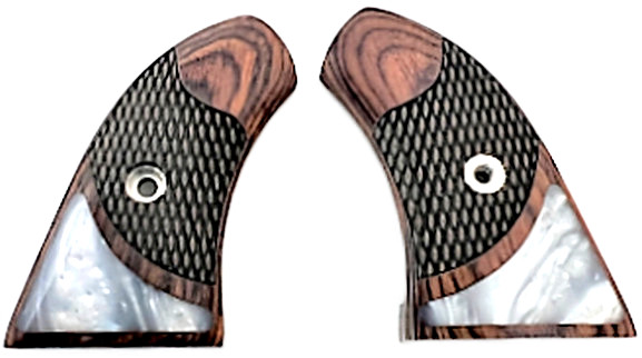 Grips fits North American Arms NAA Grips for Magnum .22 Rosewood & White Pearl