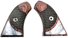 Grips fits North American Arms NAA Grips for Magnum .22 Rosewood & White Pearl