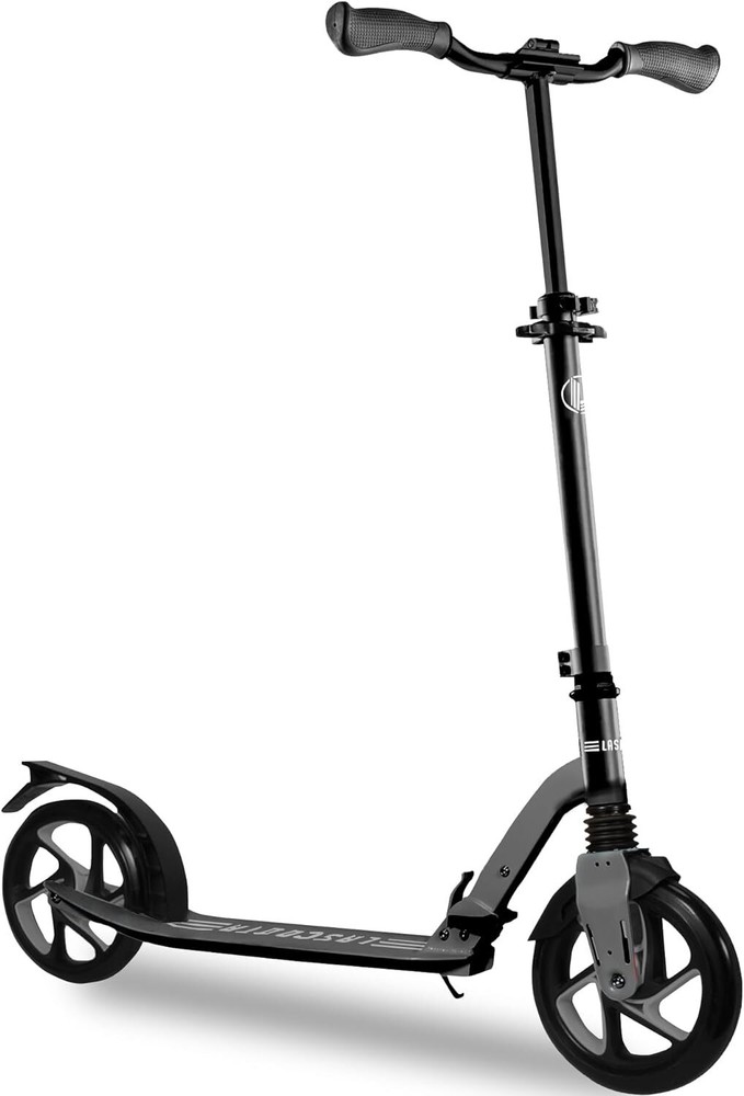 Lascoota Premium Teen Kick Scooter 264 Lbs Capacity Adjustable Foldable Design