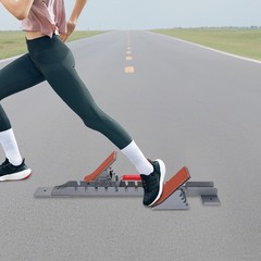 9.44*35.43in Silver& Grey Aluminum Alloy& Rubber Running Track Blocks