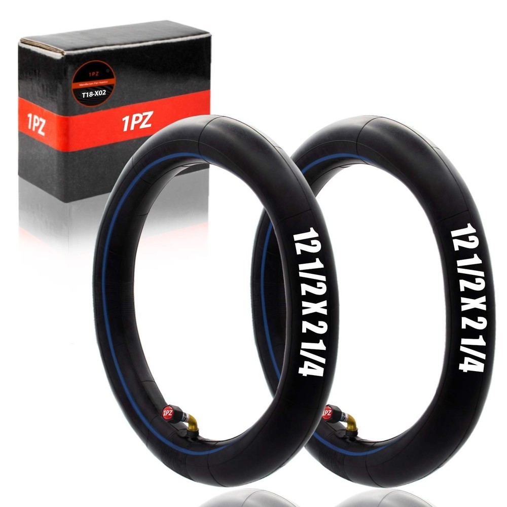 1PZ 12.5×2.25 Inner Tube 2 Pack 12 1/2×2 1/4 Inner Tube with Angled Valve Rep…