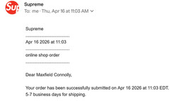 Supreme/Mike Kelly skateboard (White) SS26 – READY TO SHIP